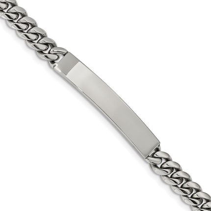 Stainless Steel Polished 8.25in ID Bracelet ,