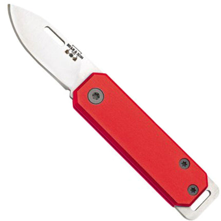 Bear & Son Knife - Aluminum Handle Stainless Steel Blade Slip Joint Red | BS109RD ,