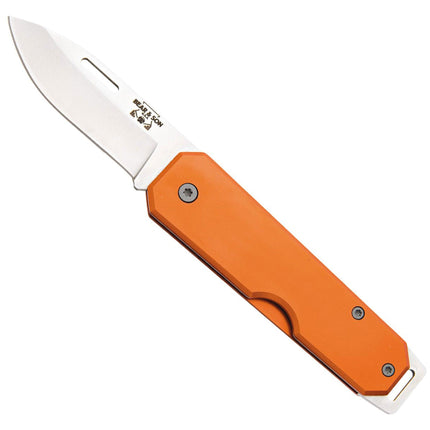 Bear & Son Knife - Aluminum Handle Steel Blade Orange Folding, 3 7/8 inch | BS110OR ,