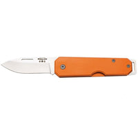 Bear & Son Knife - Aluminum Handle Steel Blade Orange Folding, 3 7/8 inch | BS110OR ,