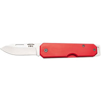 Bear & Son Knife - Aluminum Handle Steel Blade Red Folding, 3 7/8 inch | BS110RD ,