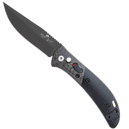Bear & Son Knife - Auto Bold Action IX Black G10 Carbon Fiber Handle | BSAC-900-B4-B ,