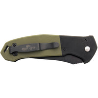 Bear & Son Knife - Auto Bold Action V Black and Green Sanvick Blade | BSAC-500-B4-B ,