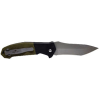 Bear & Son Knife - Auto Bold Action V Black/OD Green Bead Finish | BSAC-550-B4-P ,