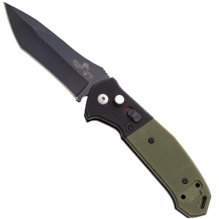 Bear & Son Knife - Auto Bold Action V G10 Handle Sanvick Blade, 5 inch | BSAC-550-B4-B ,