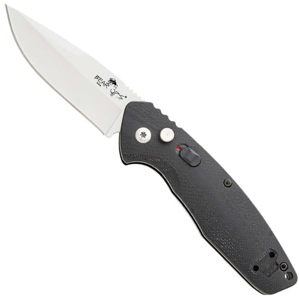 Bear & Son Knife - Auto Bold Action X Black Sandvik Blade, 4 1/8 inch | BSAC-1000-B4-P ,