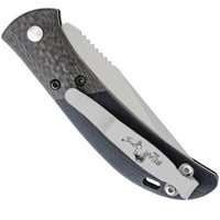 Bear & Son Knife - Auto Bold Action XI Black G10 Carbon Fiber Handle | BSAC-900-B4-P ,