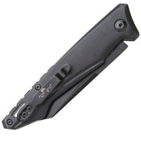 Bear & Son Knife - Auto Bold Action XV Black Handle Sandvik Blade | BSAC-1500-ALBK-B ,