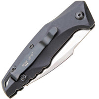 Bear & Son Knife - Auto Bold Action XVII Black Aluminum Handle | BSAC-1700-ALBK-S ,