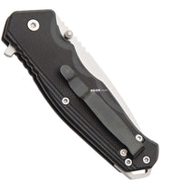 Bear & Son Knife - Black G10 Handle Sideliner with Trigger, 6-7/8 inch | BS61124B ,