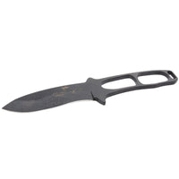 Bear & Son Knife - Constant Neck Black Epoxy Handle Carbon Steel Blade | BSCC-400-B ,