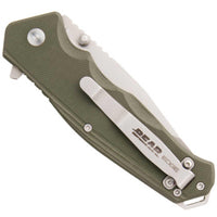 Bear & Son Knife - G10 Sideliner with Trigger 440 Steel Blade, 4.5 inch | BS61102 ,