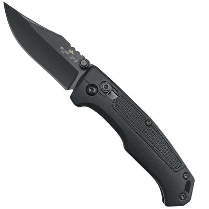 Bear & Son Knife - Lock Modified with Pocket Clip Aluminum Handle | BSMC-500-ALBK-B ,