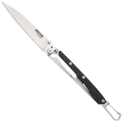 Bear & Son Knife - Minimal Framelock Silver Stainless Steel Blade, 4 inch | BS61527 ,
