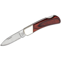 Bear & Son Knife - Rosewood Handle Steel Blade Executive Lockback, 3 inch | BS224R ,