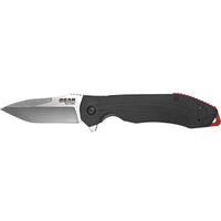 Bear & Son Knife - Steel Blade Black Aluminum Assisted Opening Sideliner | BS61122 ,