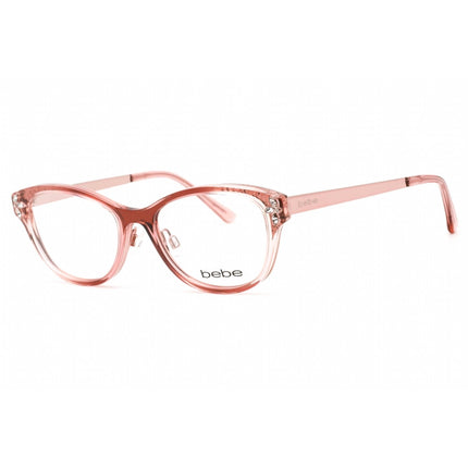 Bebe Women's Eyeglasses - Berry Gradient Rectangular Shape Frame Clear Lens | BB5168 650 ,