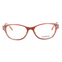 Bebe Women's Eyeglasses - Berry Gradient Rectangular Shape Frame Clear Lens | BB5168 650 ,