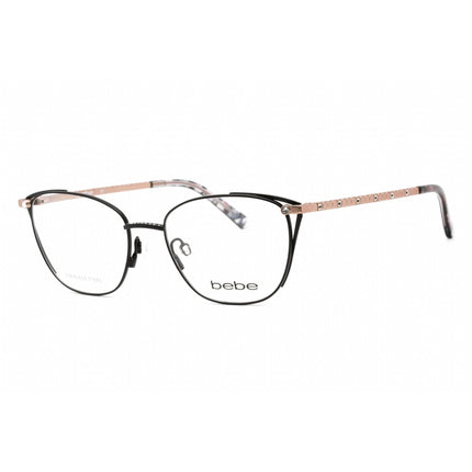 Bebe Women's Eyeglasses - Jet Rectangular Shape Plastic Frame, 51 mm | BB5182 001 ,