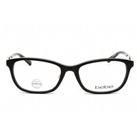 Bebe Women's Eyeglasses - Jet Rectangular Shape Plastic Frame Clear Lens | BB5154 001 ,