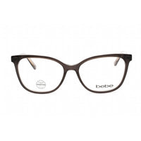 Bebe Women's Eyeglasses - Jet Rectangular Shape Plastic Frame Clear Lens | BB5169 001 ,