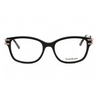 Bebe Women's Eyeglasses - Jet Rectangular Shape Plastic Frame Clear Lens | BB5172 001 ,