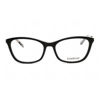 Bebe Women's Eyeglasses - Jet Rectangular Shape Plastic Frame Clear Lens | BB5174 001 ,