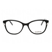 Bebe Women's Eyeglasses - Jet Rectangular Shape Plastic Frame Clear Lens | BB5178 001 ,