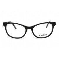 Bebe Women's Eyeglasses - Jet Rectangular Shape Plastic Frame Clear Lens | BB5198 001 ,