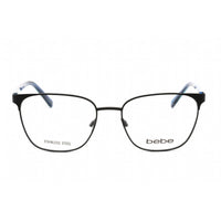 Bebe Women's Eyeglasses - Jet Rectangular Shape Plastic Frame Clear Lens | BB5200 001 ,