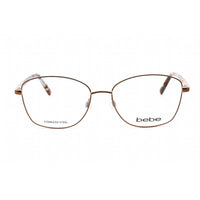 Bebe Women's Eyeglasses - Topaz Rectangular Shape Plastic Frame Clear Lens | BB5192 200 ,