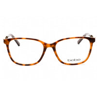 Bebe Women's Eyeglasses - Topaz Tortoise Rectangular Shape Frame Clear Lens | BB5176 200 ,
