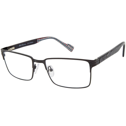 Ben Sherman Men's Eyeglasses - Demo Lens Black Rectangular Shape Frame | BSBROOK C01 ,