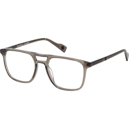 Ben Sherman Men's Eyeglasses - Demo Lens Grey Square Shape Plastic Frame | BSMILL C01 ,