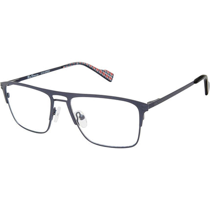 Ben Sherman Men's Eyeglasses - Demo Lens Navy Rectangular Frame | BSHAVERSTOCK C03 ,