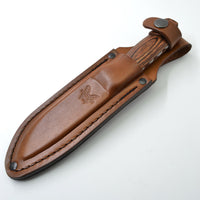 Benchmade Fixed Knife - Saddle Mountain Skinner Brown Stabilized Wood Handle | 15002 ,