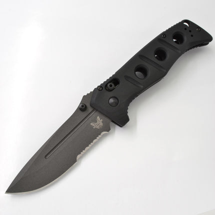 Benchmade Folding Knife - Adamas Drop-Point Steel Blade Black G10 Handle | 275SGY-1 ,