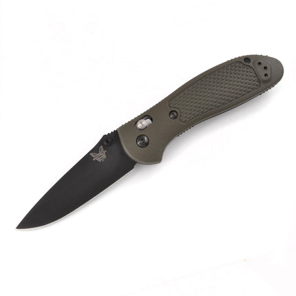 Benchmade Folding Knife - Griptilian Black Coated Drop-Point Blade | 551BKOD-S30V ,