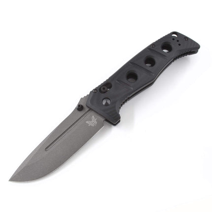 Benchmade Folding Knife - Mini Adamas Tungsten Grey Blade Black Handle | 275GY-1 ,