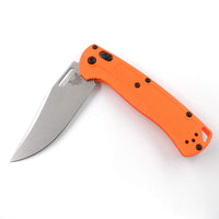 Benchmade Folding Knife - Taggedout Clip-Point Blade Orange Grivory Handle | 15535 ,