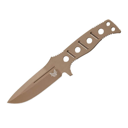 Benchmade Knife - Fixed Adamas Olive Paracord Plain Drop Point Steel Blade | 375FE-1 ,