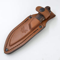 Benchmade Knife - Stabilized Wood Handle Drop Point Blade Hidden Canyon Hunter | 15017 ,