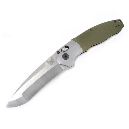 Benchmade Knife - Vector Axis-Assisted Flipper Satin Blade with G10 Handle | 496 ,