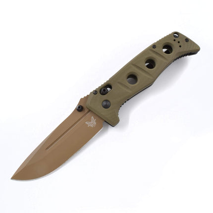 Benchmade Knife with Ballistics Nylon Sheath - Mini Adamas Olive Drab Handle | 275FE-2 ,