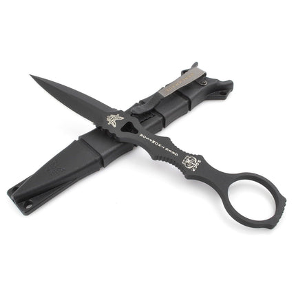 Benchmade Skeletonized Dagger - SOCP Black Coated with Black Sheath | 176BK ,