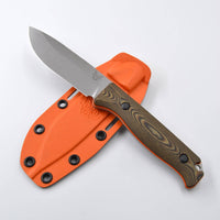 Benchmade Skinner Knife - Saddle Mountain Richlite/Orange Handle | 15002-1 ,