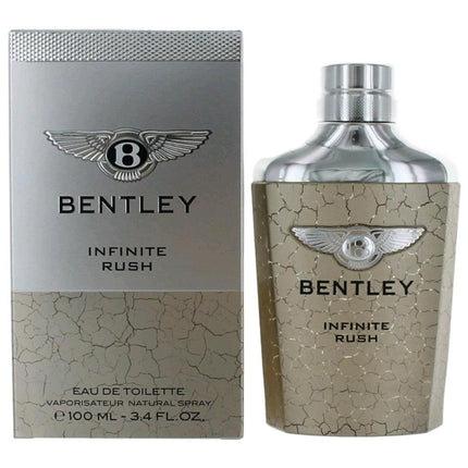 Bentley Infinite Rush by Bentley, 3.4 oz Eau De Toilette Spray for Men ,