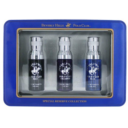 Beverly Hills Polo Club Men's Mini Set - Blue Special Reserve Collection, 3 Piece ,