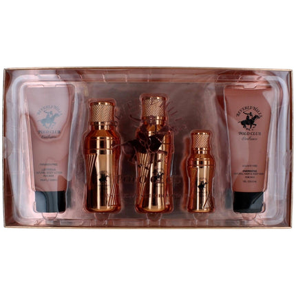 Beverly Hills Polo Club Women's Gift Set - Embrace Aromatic Flowers Scent, 5 Piece ,