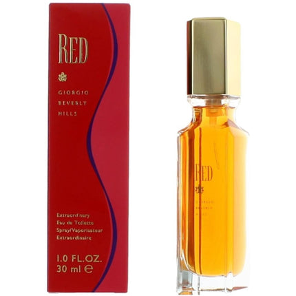 Beverly Hills Women's Eau De Toilette Spray - Red Classic Woody Fragrance, 1 oz ,